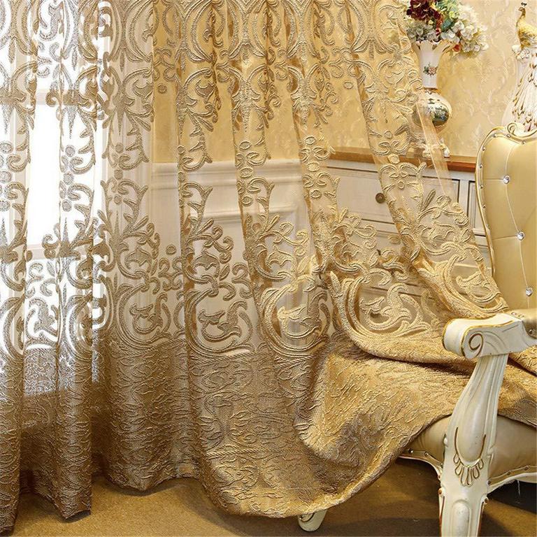 SHEER CURTAIN BROWN