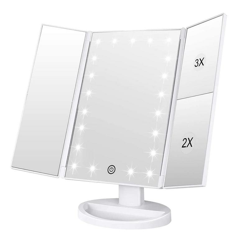 LED TRI-FOLD MIRROR