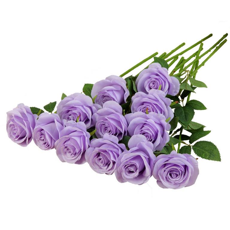12PC HELERA SILK ROSES
