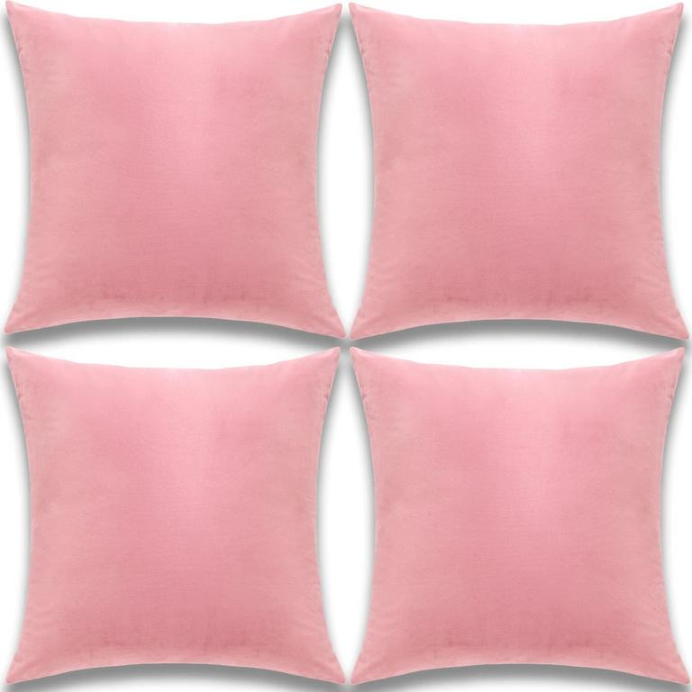 YONOUS 20X20IN PINK PILLOW COVERS