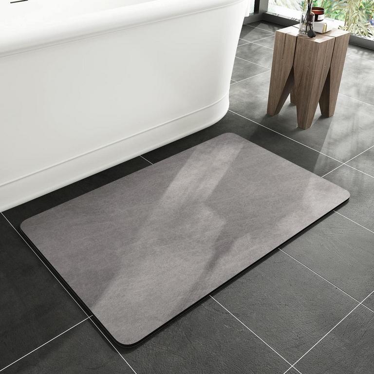 MONTVOO 17"X27.5" BATH MAT GREY