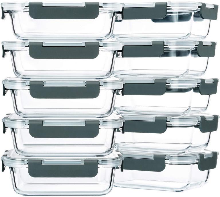 MCIRCO GLASS MEAL CONTAINERS