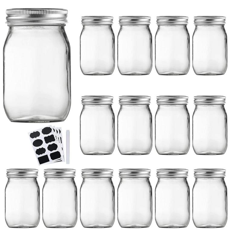 ACCGUAN 16OZ MASON JARS 15PK 