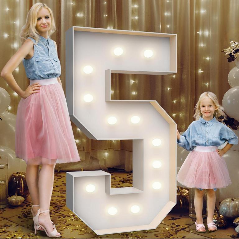 TEEBLOOM 4FT MARQUEE NUMBER