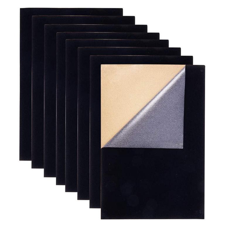 BENECREAT BLACK VELVET SHEETS 8PK