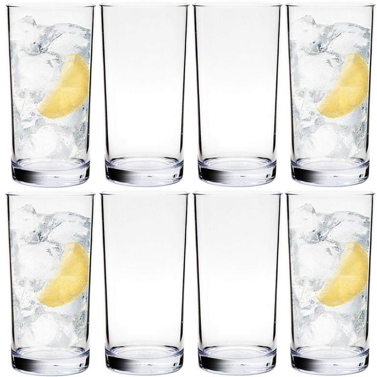 YOUNGEVER WATER TUMBLERS 8PK