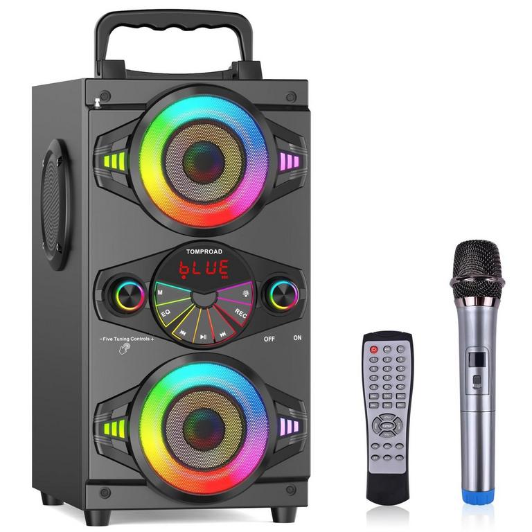 TOMPROAD BLUETOOTH SPEAKER/KARAOKE MACHINE 