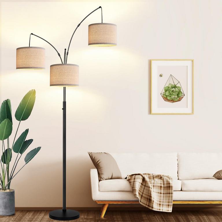 NINTIUE 3-LIGHT 80IN FLOOR LAMP
