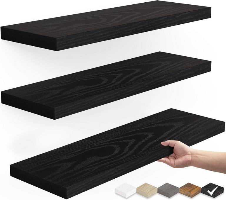 BAYKA 16IN FLOATING SHELVES 3PK