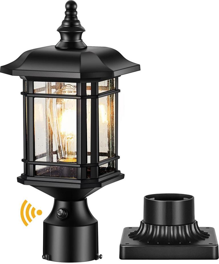 VIANIS BLACK POST LIGHT