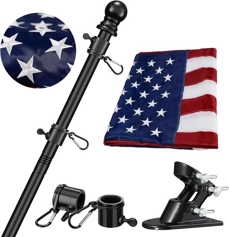 6' FLAG POLE WITH FLAG