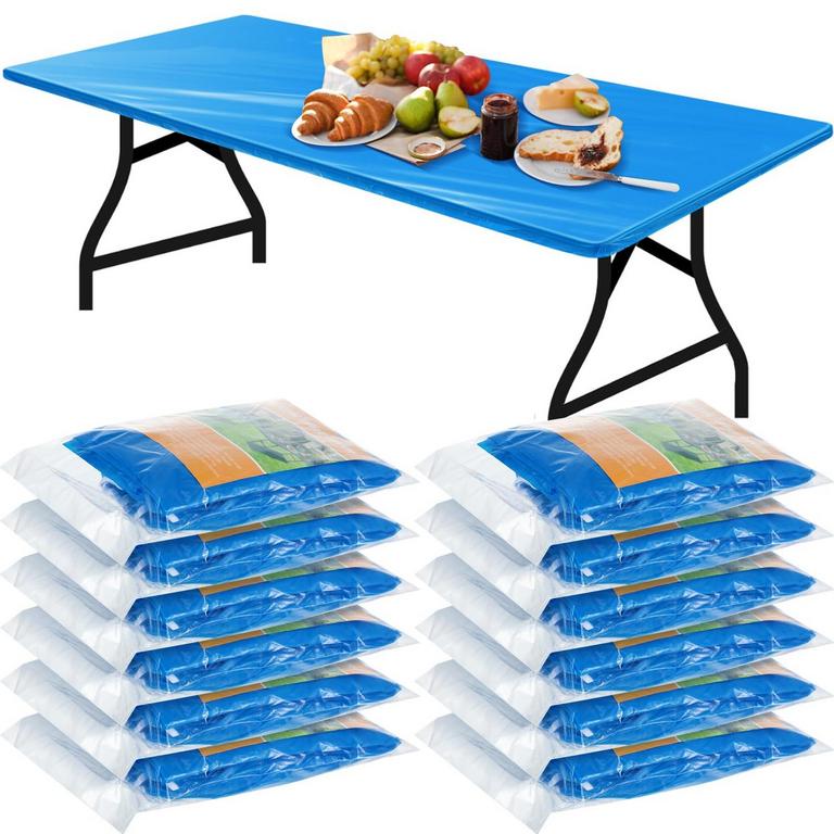 12PC BOAO PLASTIC TABLE CLOTHS