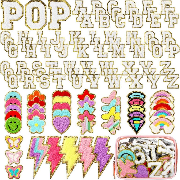 YILLOOG CHENILLE LETTER PATCHES