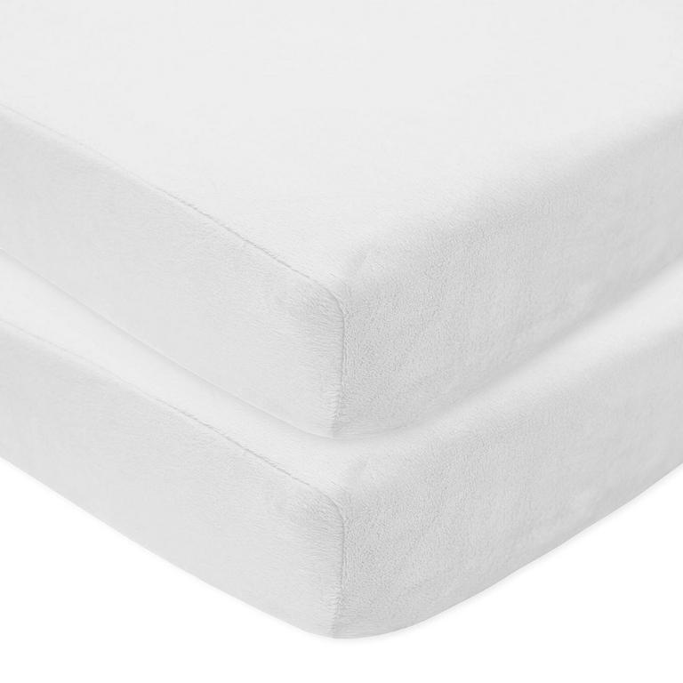 2PK CHENILLE CRIB SHEETS