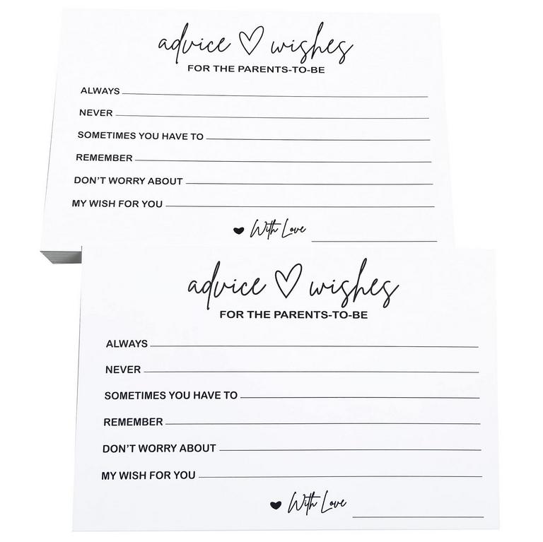 ADVICE CARDS FOR PARENTS