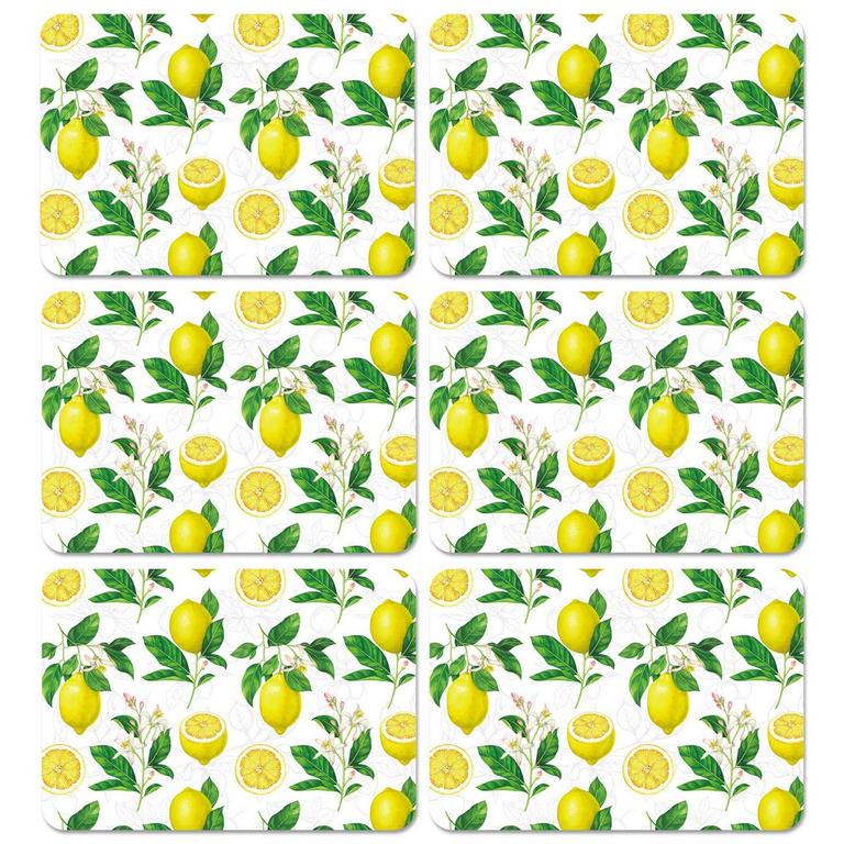LEMON PLACEMATS SET OF 6
