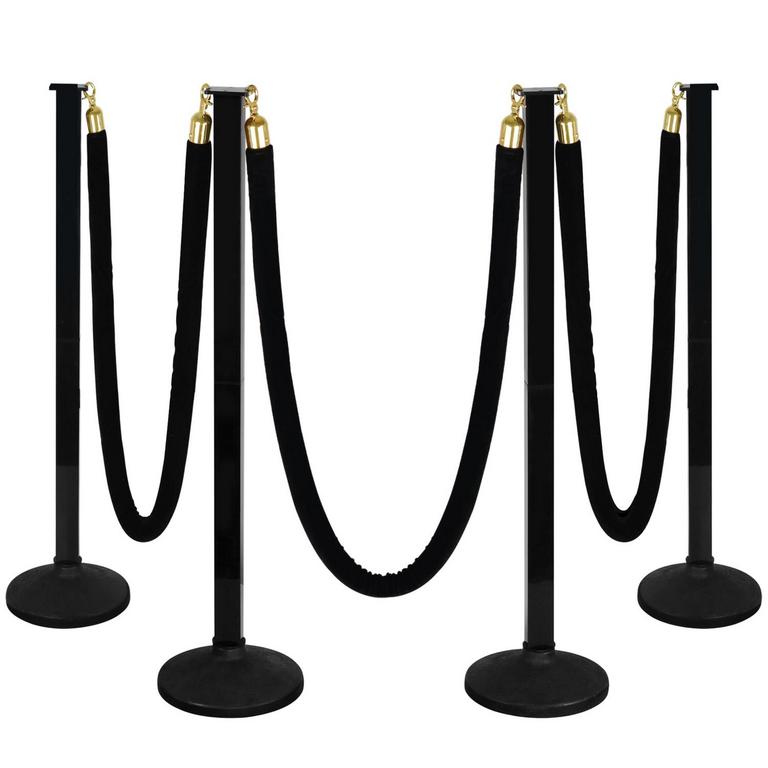 4PK STANCHIONS POST ROPE