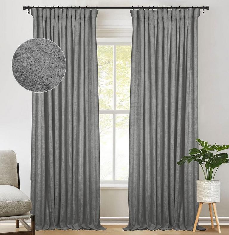 ZEEROBEE LINEN CURTAINS 50"X108"