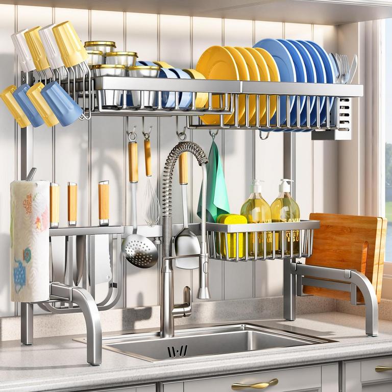 2-TIER DISH DRYING RACK
