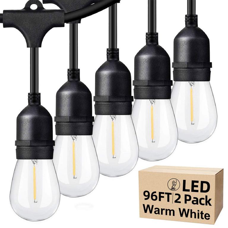 LAKUMU 15-BULB LED STRING LIGHTS 2PK