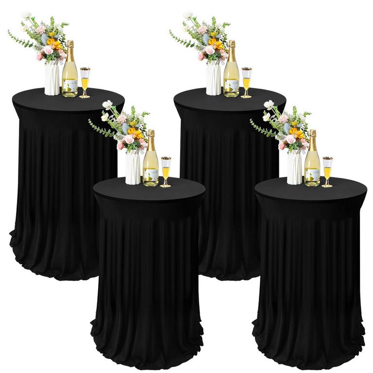 4 TEGEME 32X43IN ROUND TABLECLOTHS