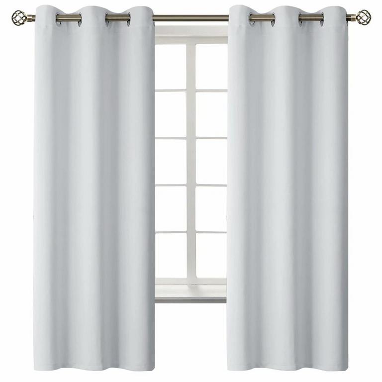 2 BGMNT RM DARKEN CURTAINS 42"X63"