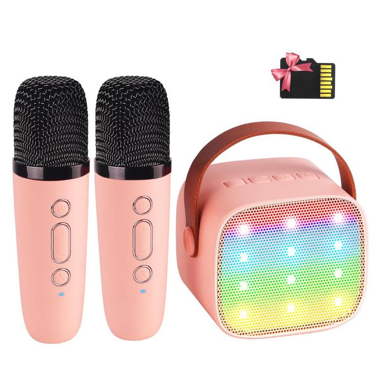 MINI KARAOKE MACHINE W/ 2 MICS