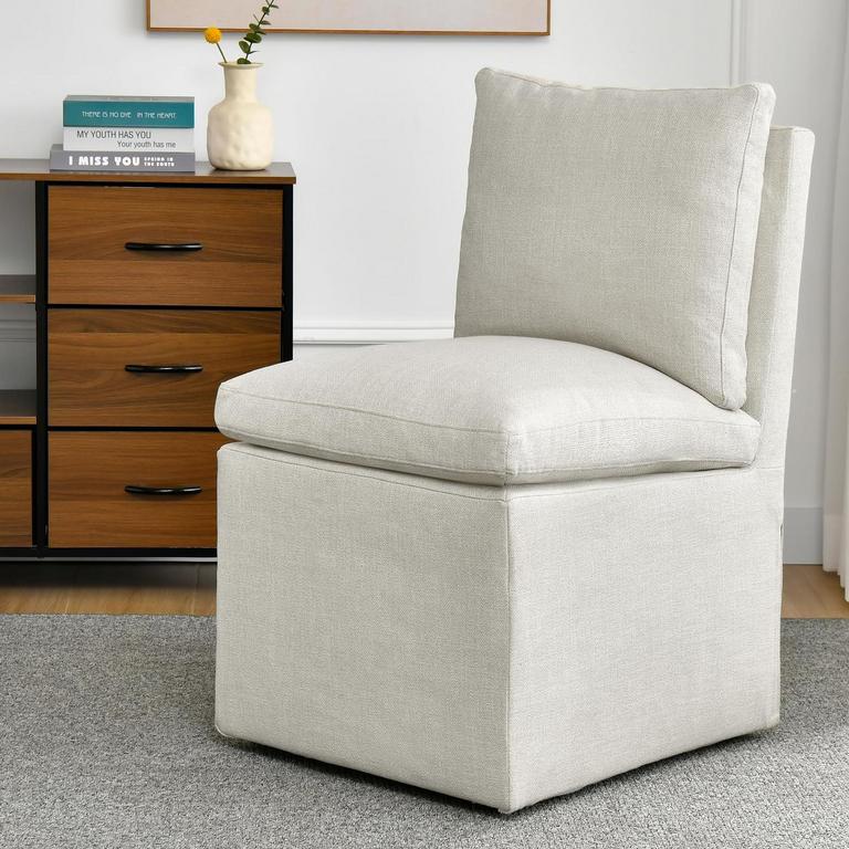 DUHOME ARMLESS DINING CHAIR