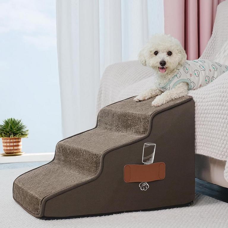 DOG STAIRS FOR BED