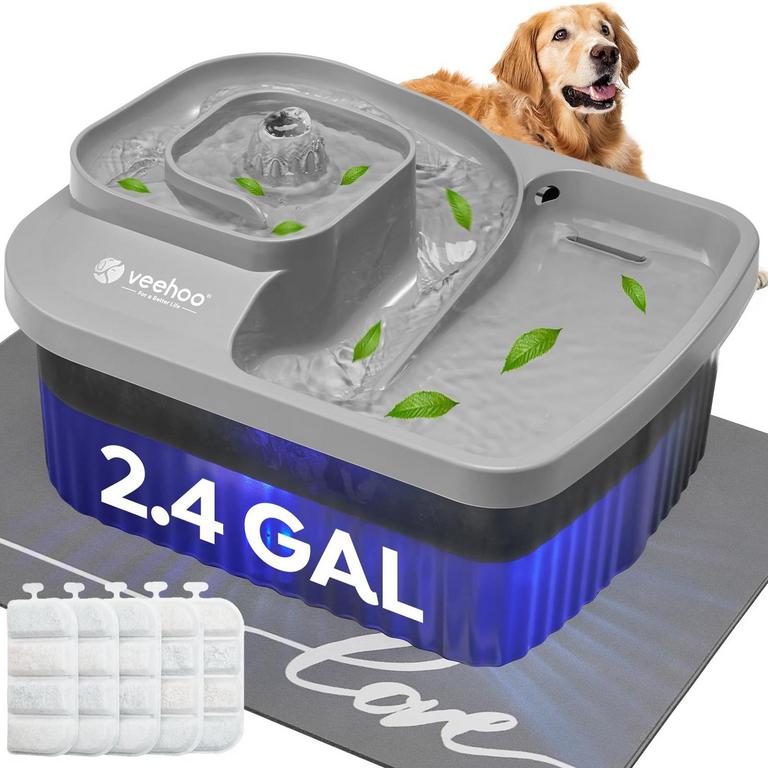 VEEHOO DOG WATER FOUNTAIN