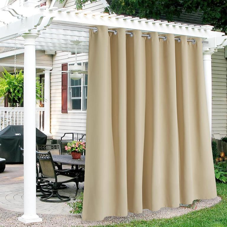 RYB HOME 100"X84" OUTDOOR CURTAIN