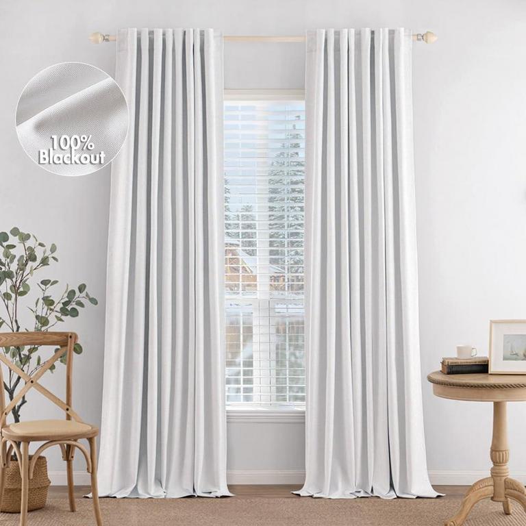 2 MIULEE 84IN BLACKOUT CURTAINS