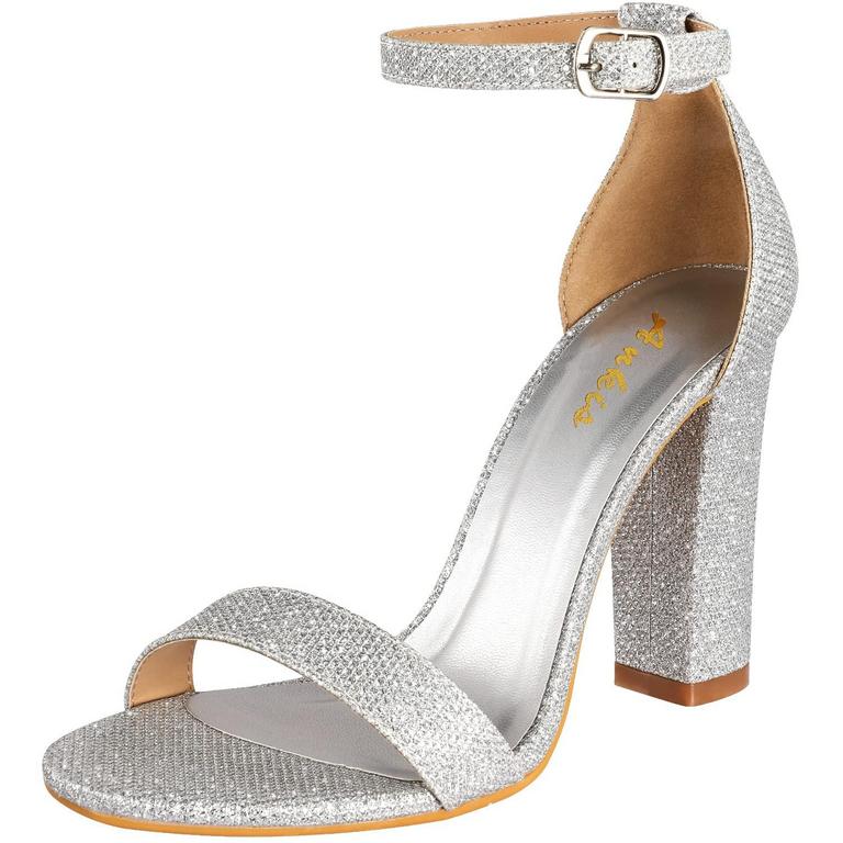 ANKIS 4" HEEL SANDALS SIZE 7.5