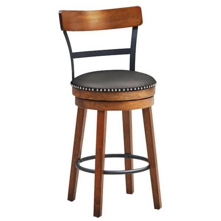 GYMAX BROWN BAR STOOL
