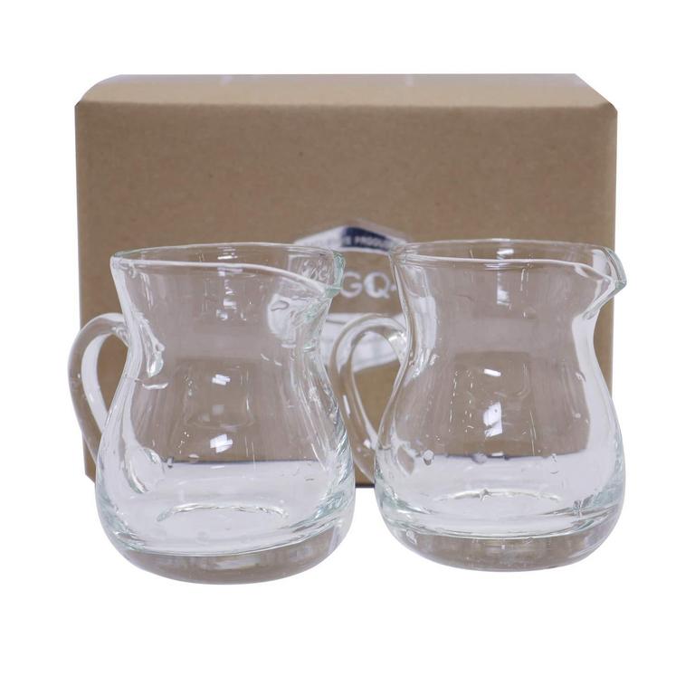 DGQ GLASS CREAMER PITCHERS