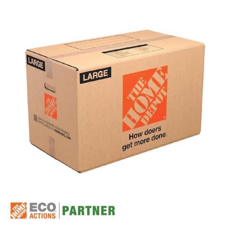 HOME DEPOT LARGE BOXES 10PK