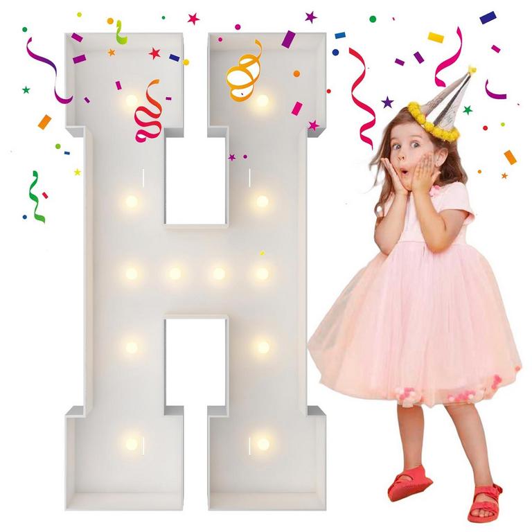 MERRY MOSAICS 4' LETTER H
