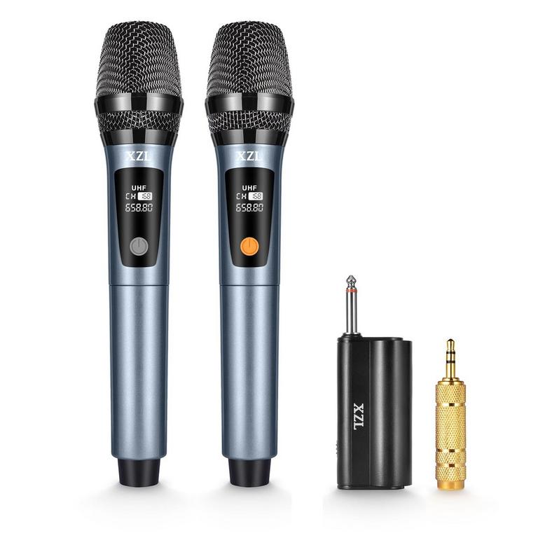 XZL UHF WIRELESS MICROPHONES 2PK