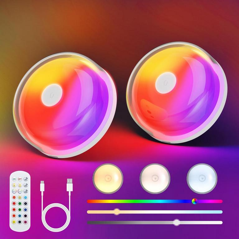 2 FUNLENRY RECHARGEABLE MOOD LIGHTS