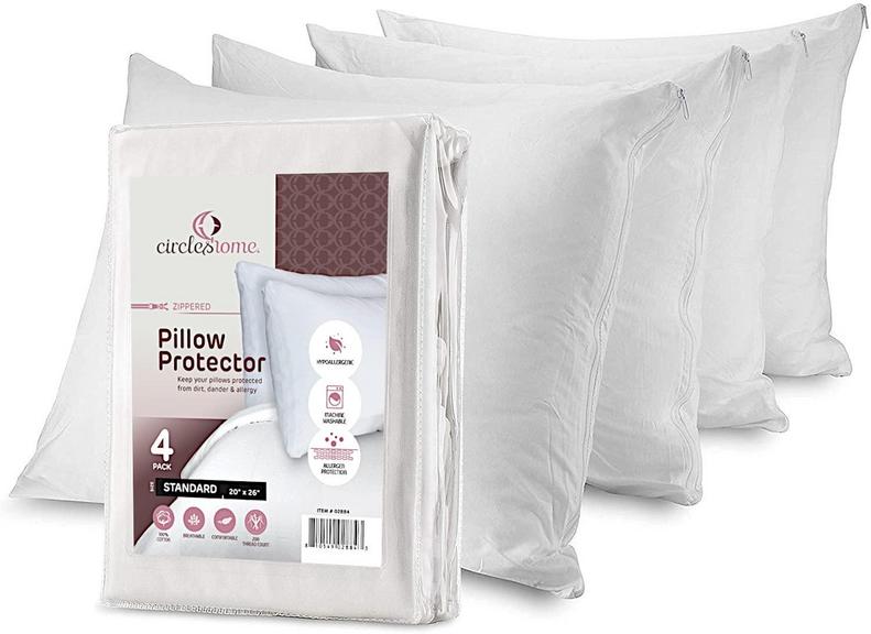 4PK STANDARD PILLOW PROTECTORS