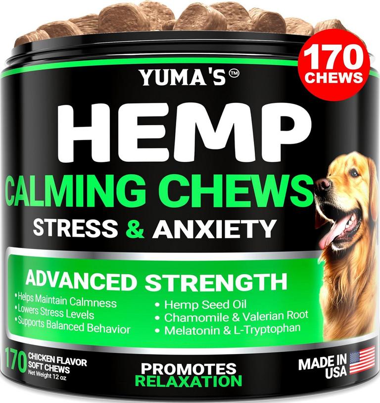 YUMA HEMP CALM DOG CHEWS 170PK