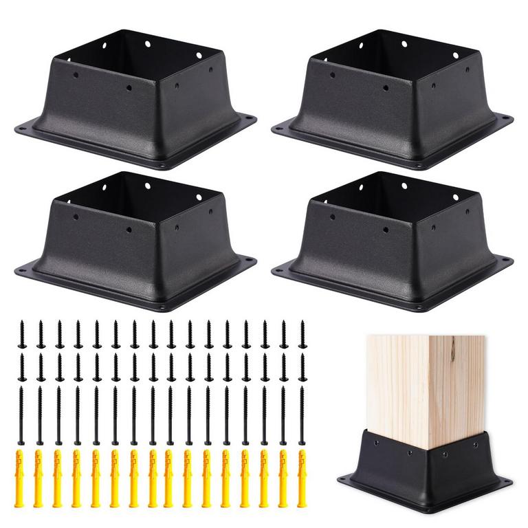 4 VIGTAYUE 4"X4" POST BRACKETS