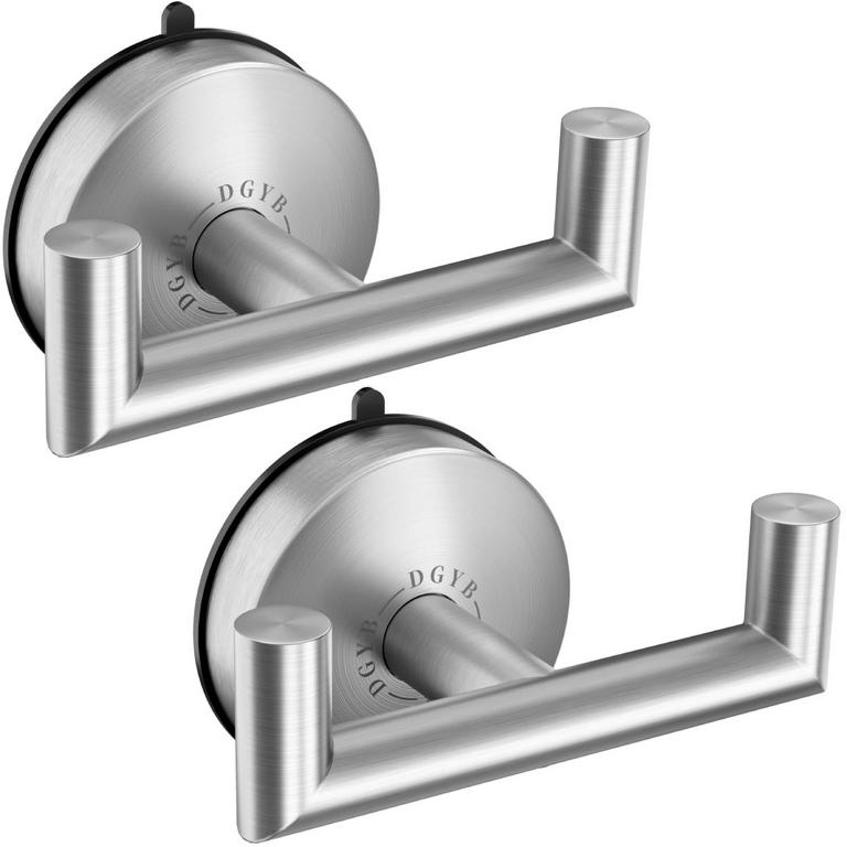 DGYB NICKEL TOWEL HOOKS 2PK