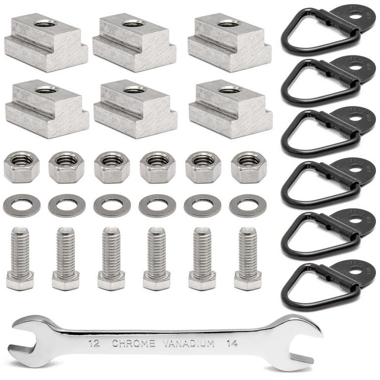 BED DECK RAIL CLEAT SET