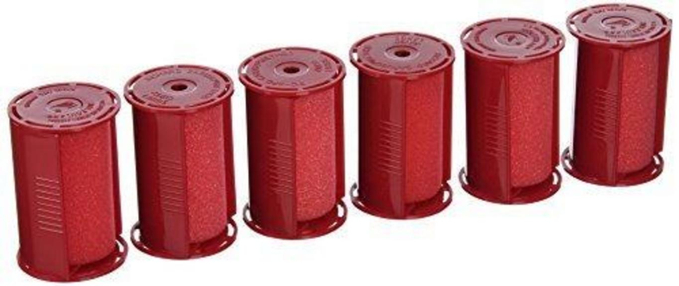 CARUSO JUMBO HAIR ROLLERS 6PCS