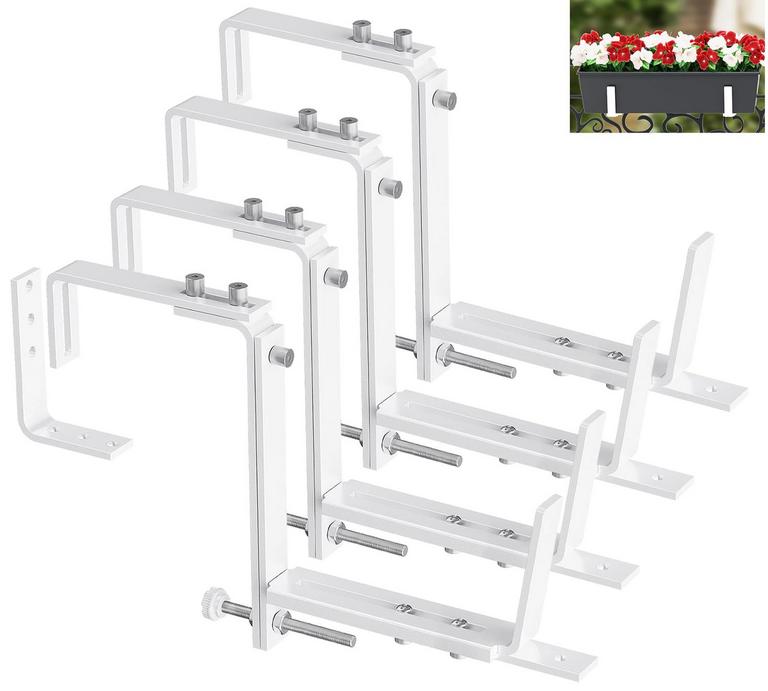Y&M ADJUSTABLE PLANTER BRACKETS 4PK