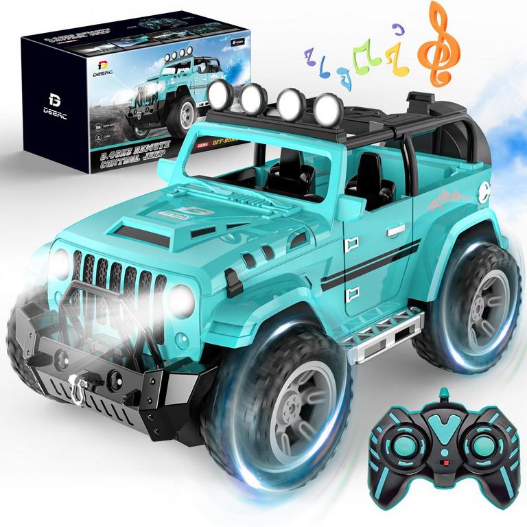 DEERC RC CAR W/ FOG