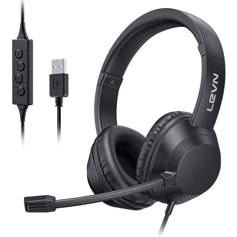 LEVN USB HEADSET W/ MIC