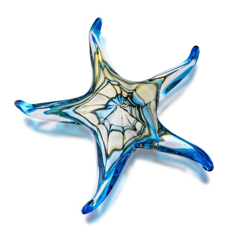 GLASS STARFISH FIGURINE