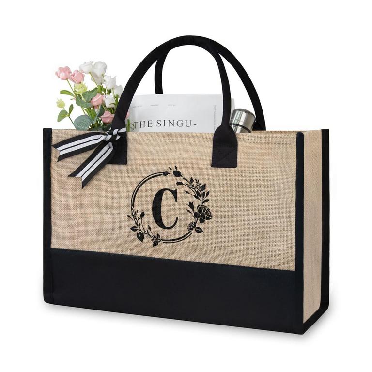 TOPDESIGN JUTE TOTE BAG